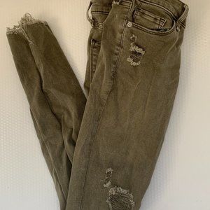 Army Green American Eagle Jeans